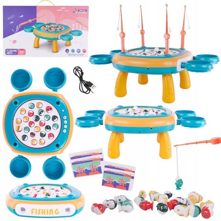 Maksik, łowienie rybek, gra zręcznościowa