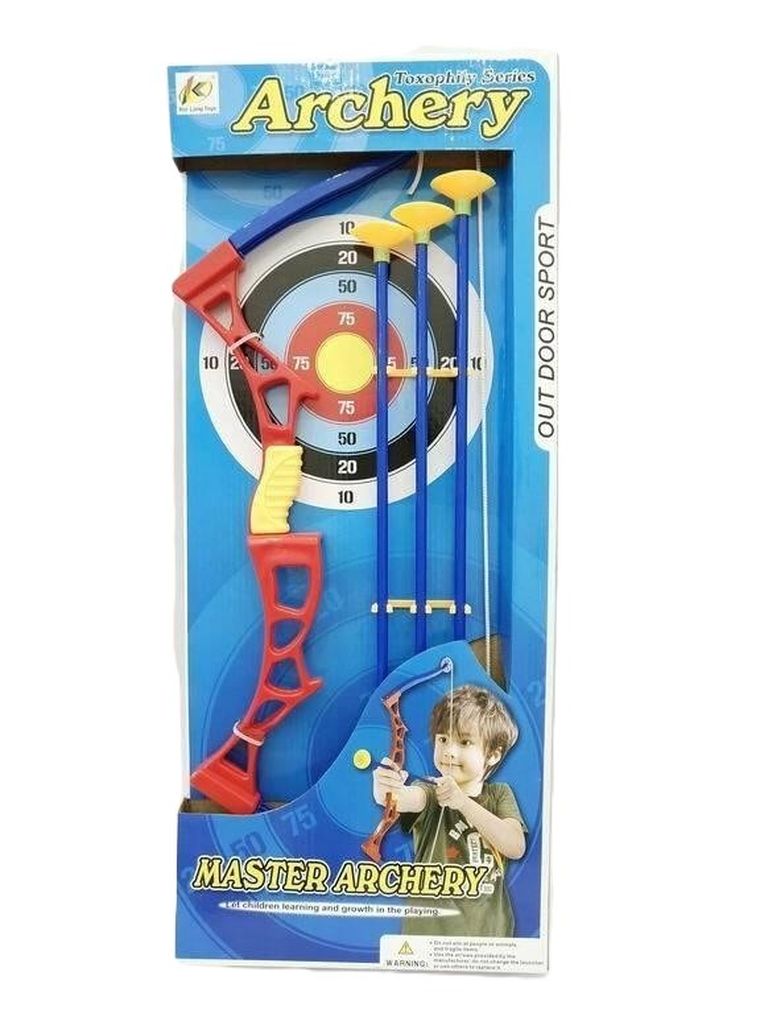 Maksik, łuk ze strzałami