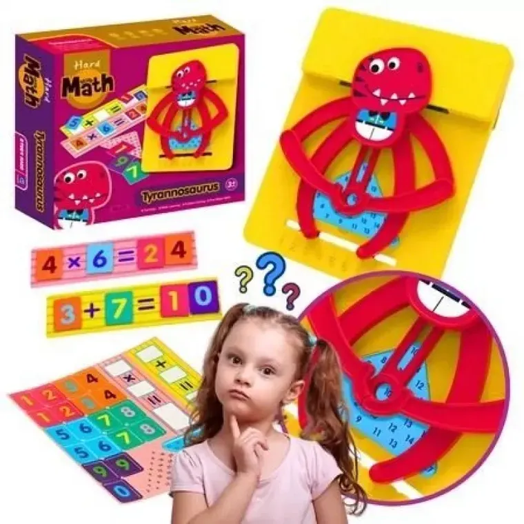 Maksik, mata edukacyjna do nauki matematyki, dinozaur