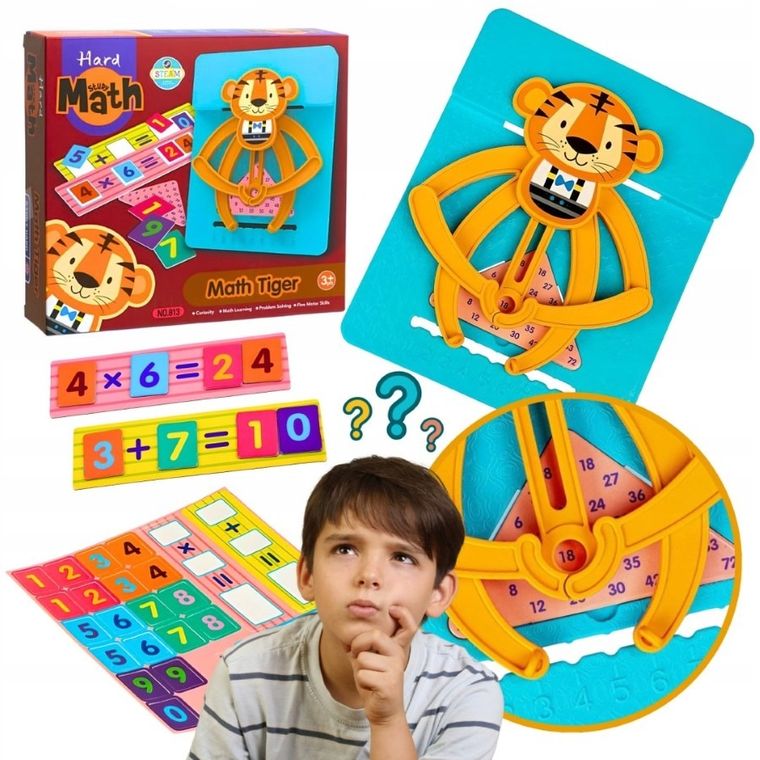 Maksik, mata edukacyjna do nauki matematyki, tygrys