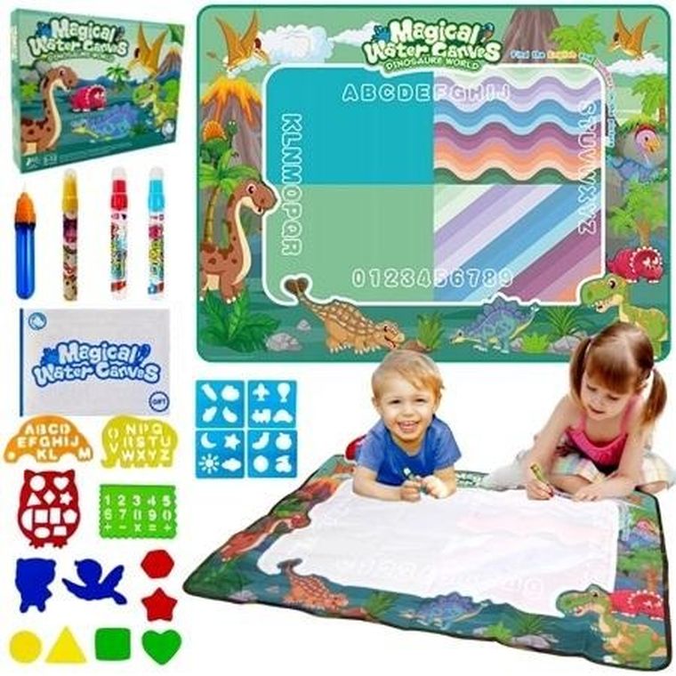 Maksik, mata wodna do rysowania, Dinozaury