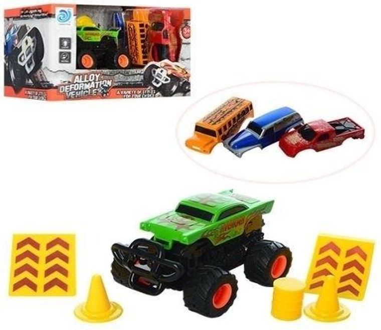 Maksik, metalowy pojazd terenowy z wymienną karoserią