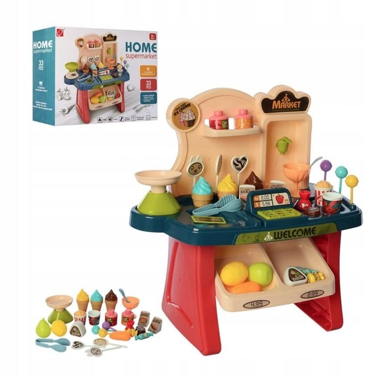 Maksik, mini market, stragan z akcesoriami