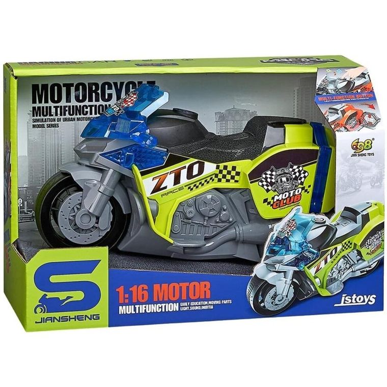 Maksik, motocykl policyjny, pojazd interaktywny, 1:16