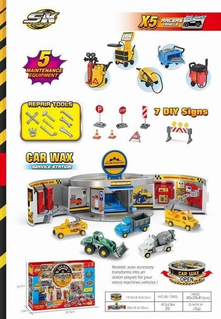 Maksik, Parking z autkami