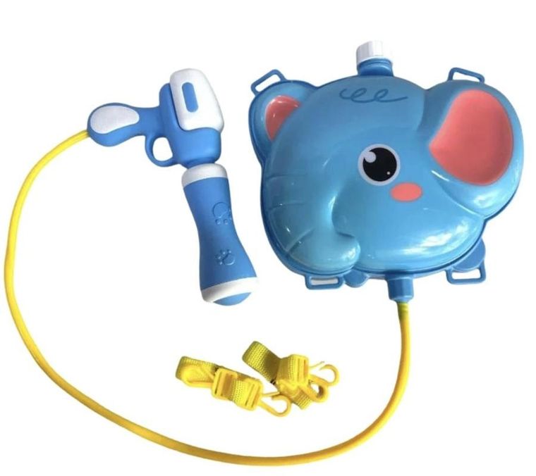 Maksik, pistolet na wodę z plecakiem, słonik