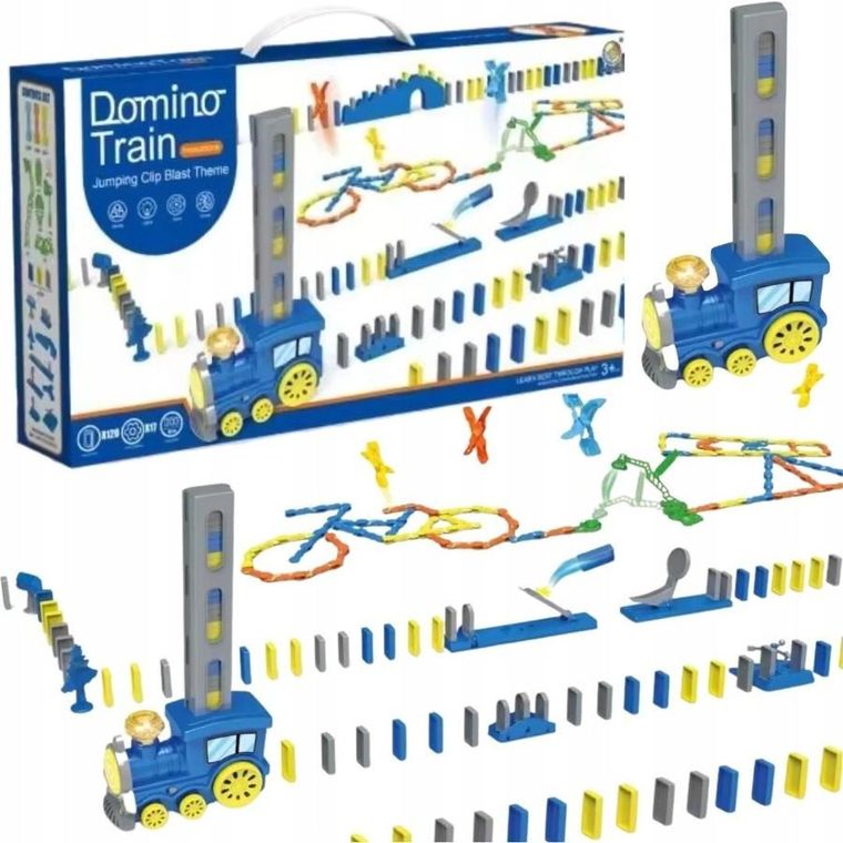 Maksik, Pociąg układający domino, 120 elementów