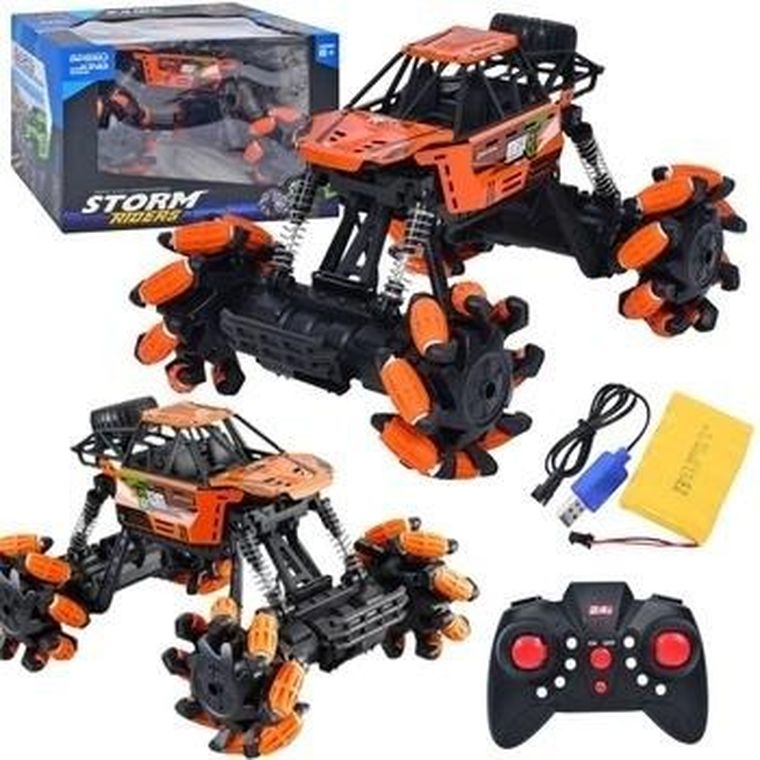 Maksik, pojazd zdalnie sterowany, kółka rolkowe