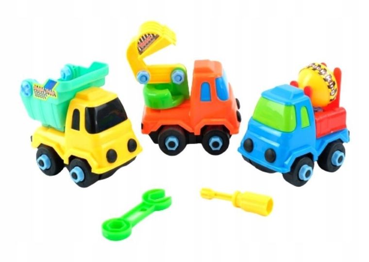 Maksik, pojazdy budowlane do skręcania