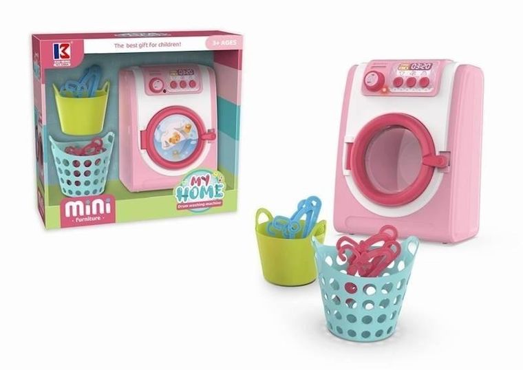 Maksik, pralka z akcesoriami, zabawka interaktywna