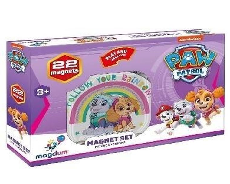Maksik, Psi Patrol, magnesy, 22 szt.