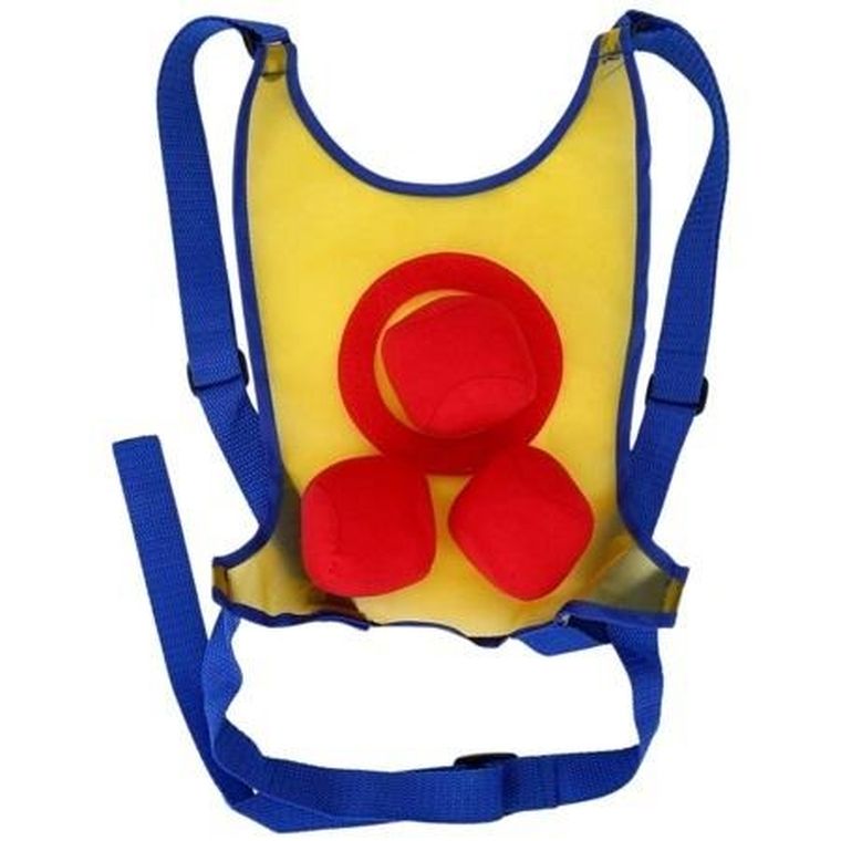 Maksik, Rzuć i Złap, zestaw z koszulką i piłkami na rzepy, gra zręcznościowa