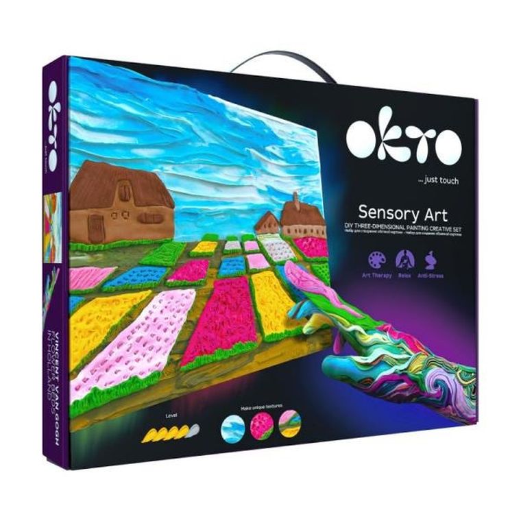 Maksik, Sensory Art, Kwietniki w Holandii, zestaw kreatywny, 30-40 cm