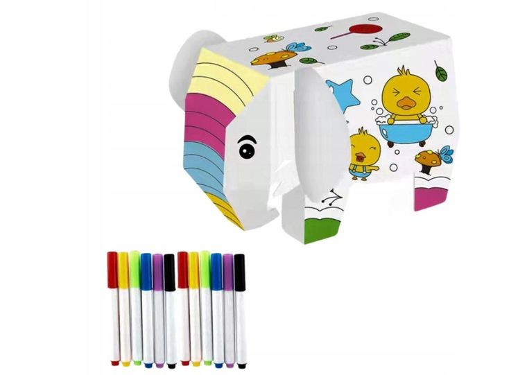 Maksik, Słoń, karton do malowania