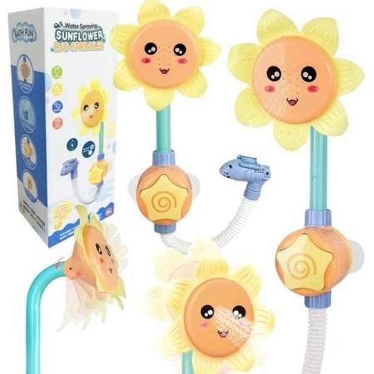 Maksik, słuchawka prysznicowa, zabawka do kąpieli, słonecznik