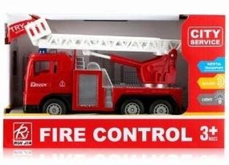 Maksik, straż pożarna, pojazd ze światłem i dźwiękiem