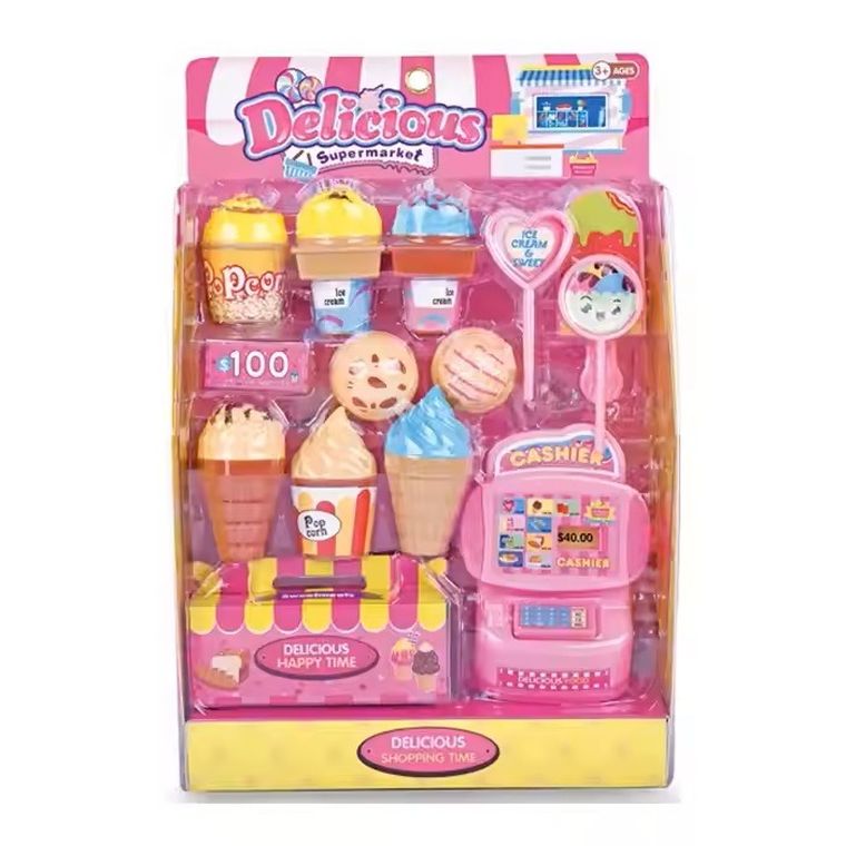 Maksik, Supermarket, zestaw z kasą i akcesoriami