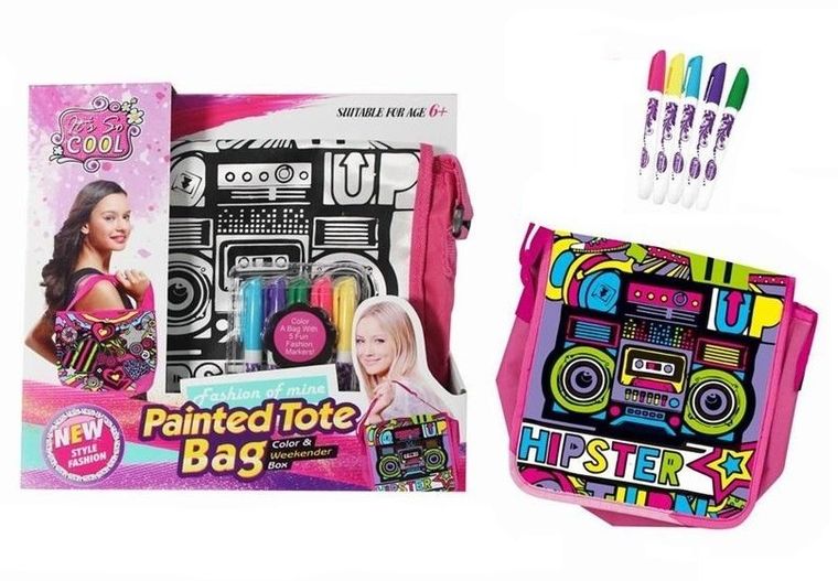 Maksik, torebka listonoszka do malowania