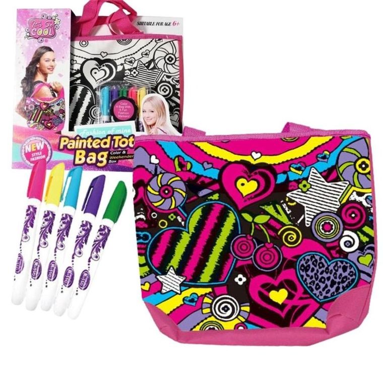 Maksik, torebka listonoszka do malowania