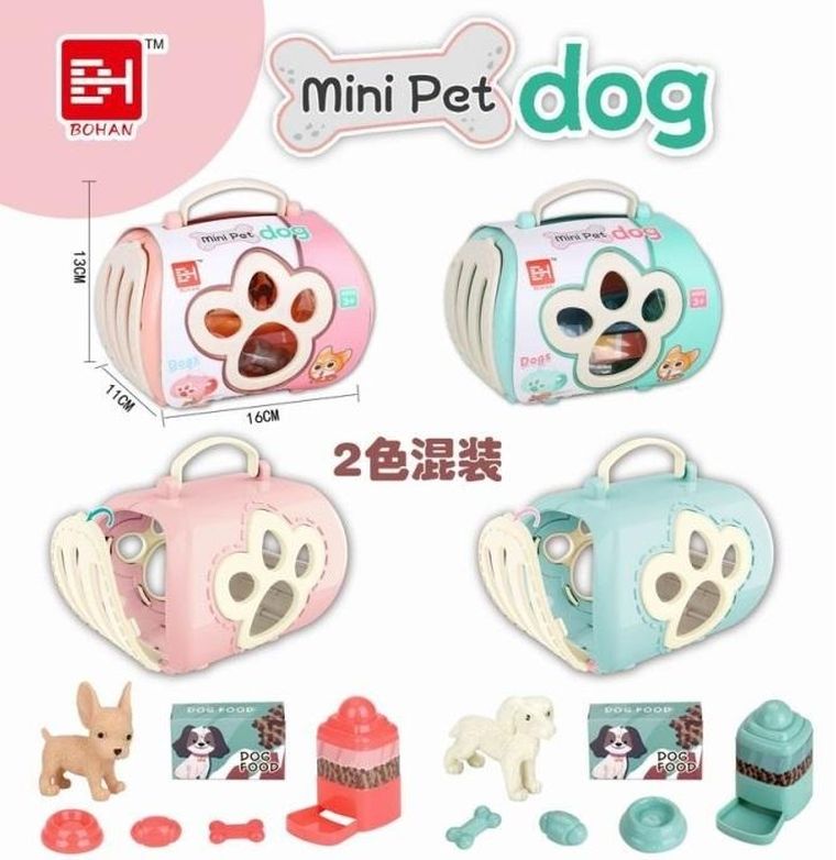 Maksik, transporter zwierząt, zestaw z psem i akcesoriami