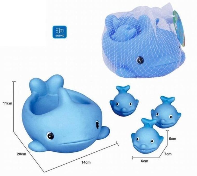 Maksik, wieloryb z wielorybkami, zabawka do kąpieli