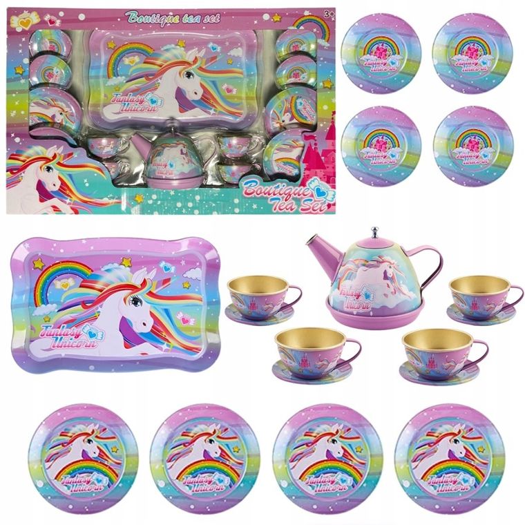 Maksik, zestaw do herbaty, jednorożec
