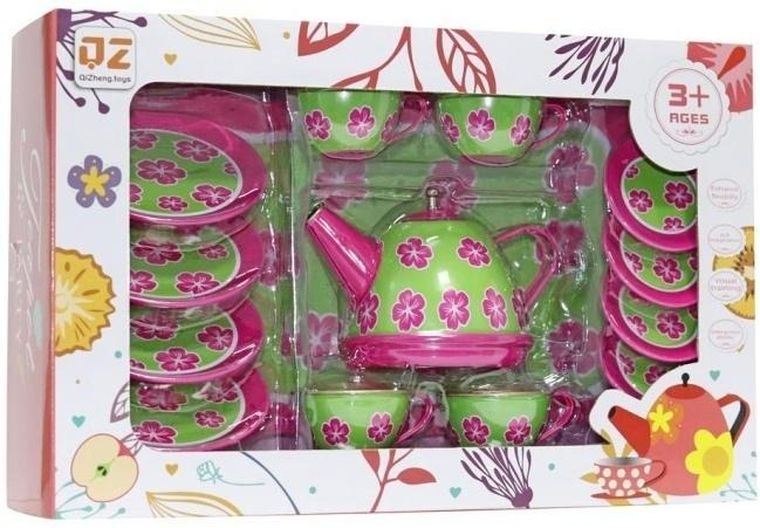 Maksik, zestaw do herbaty, metalowy