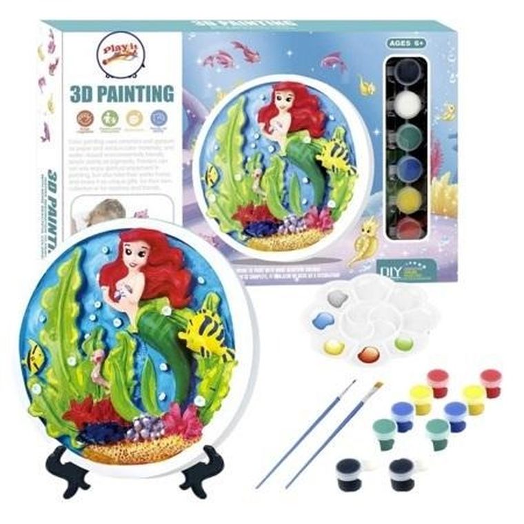 Maksik, zestaw do malowania ceramicznych płócien 3D