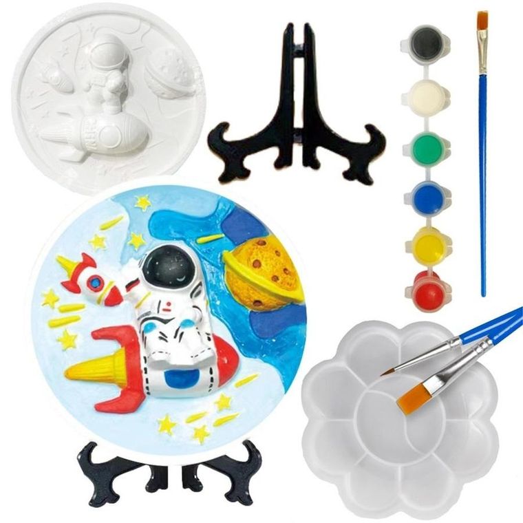 Maksik, zestaw do malowania ceramicznych płócien 3D