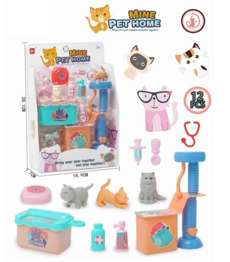 Maksik, zestaw figurek, akcesoria dla kota lub psa
