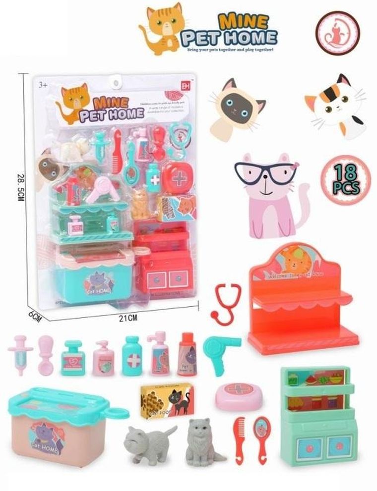 Maksik, zestaw figurek, akcesoria dla kota lub psa