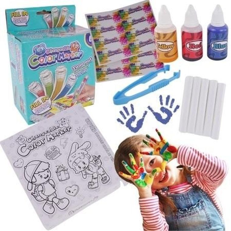 Maksik, zestaw kreatywny z markerami