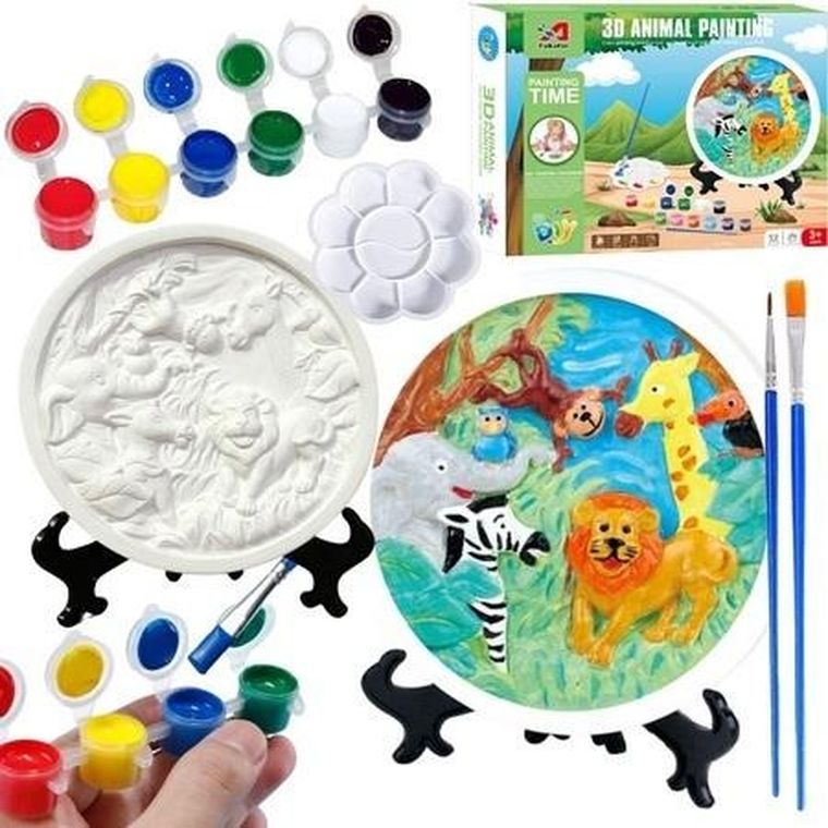 Maksik, zwierzęta do malowania 3D