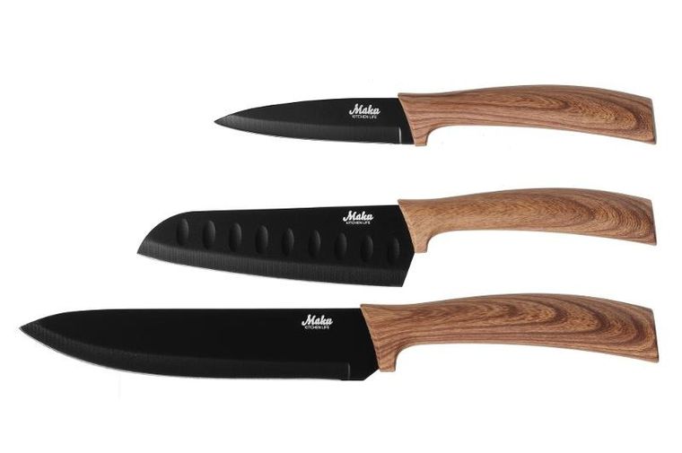 Maku, zestaw noży ze stali nierdzewnej, 3 szt.