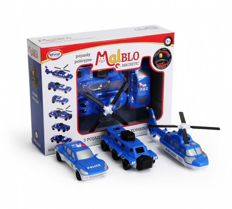 MalBlo, magnetyczne pojazdy policyjne