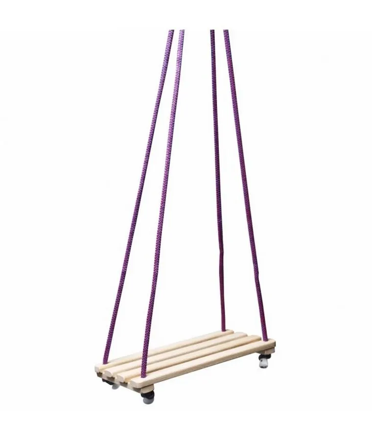 Malimas, drewniana huśtawka deska