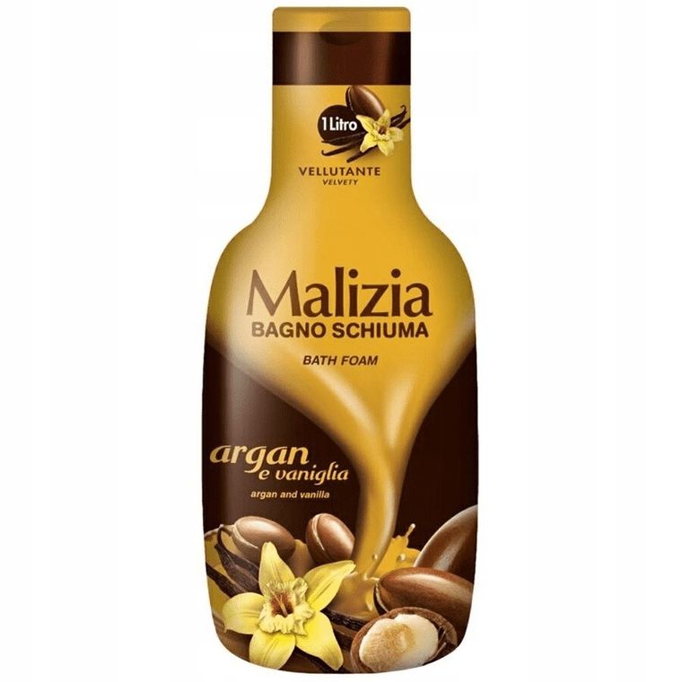 Malizia, Bath Foam, płyn do kąpieli, Argan i Wanilia, 1000 ml