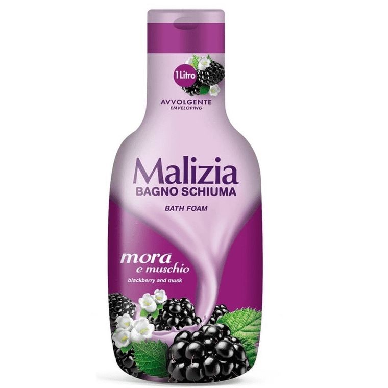 Malizia, Bath Foam, płyn do kąpieli, Jeżyna i Piżmo, 1000 ml