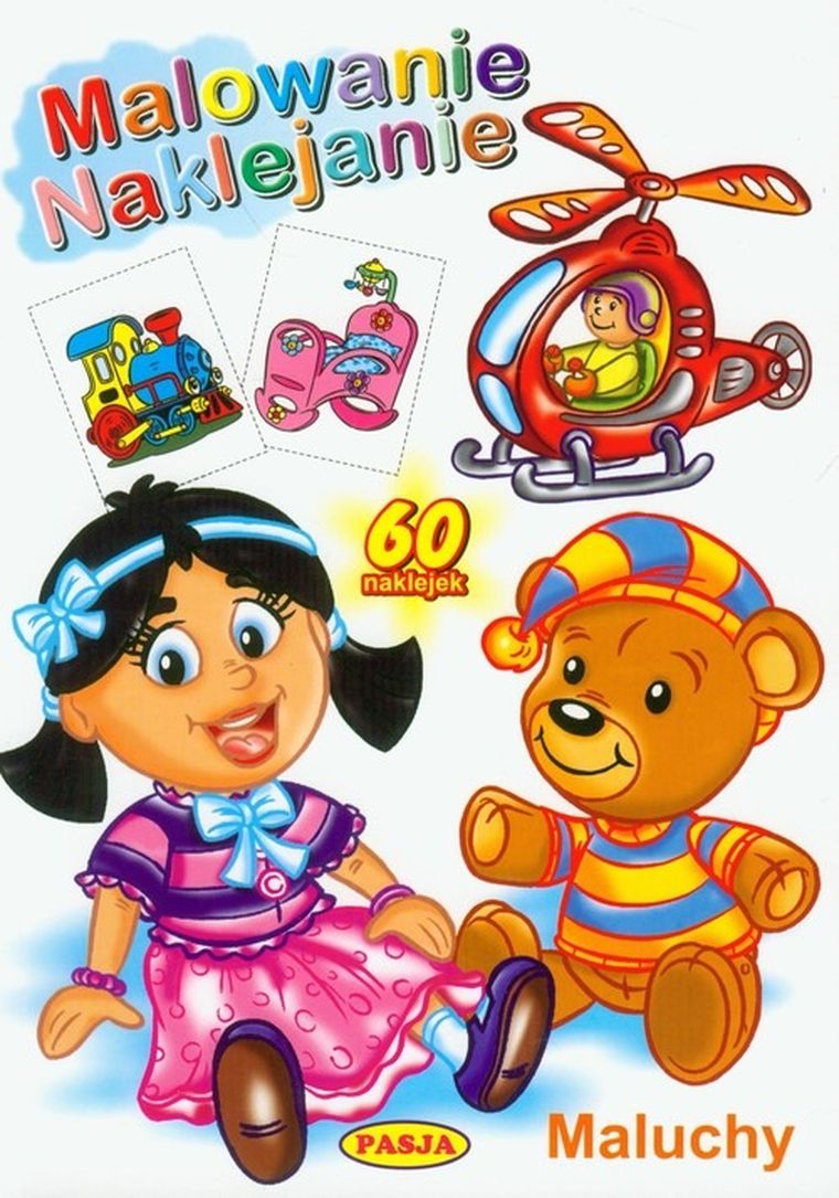 Malowanie naklejanie. Maluchy