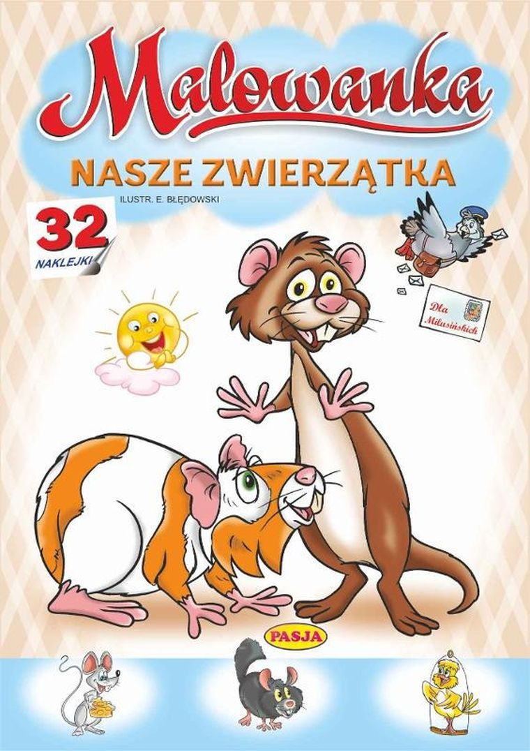 Malowanka. Nasze zwierzątka