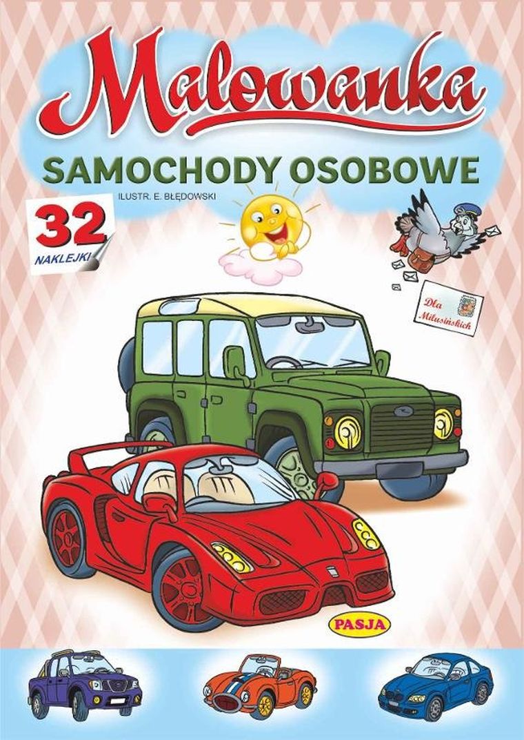 Malowanka. Samochody osobowe