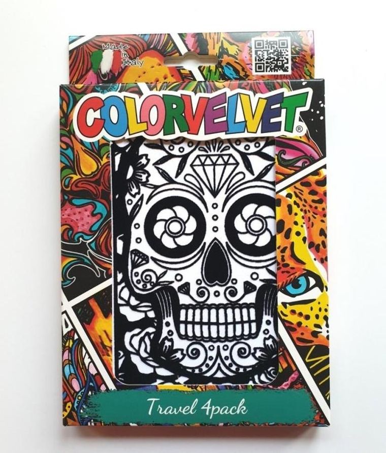 Malowanka welwetowa. Zestaw na podróż