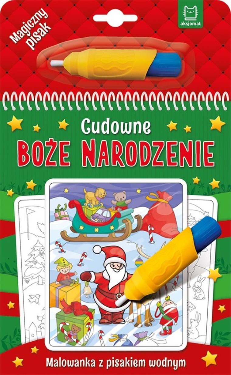 Malowanka z pisakiem wodnym, Cudowne Boże Narodzenie