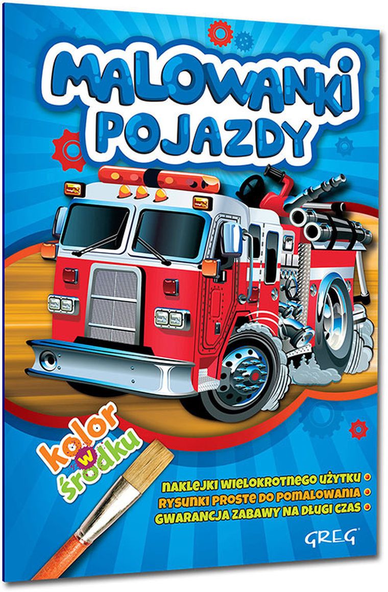 Malowanki. Pojazdy