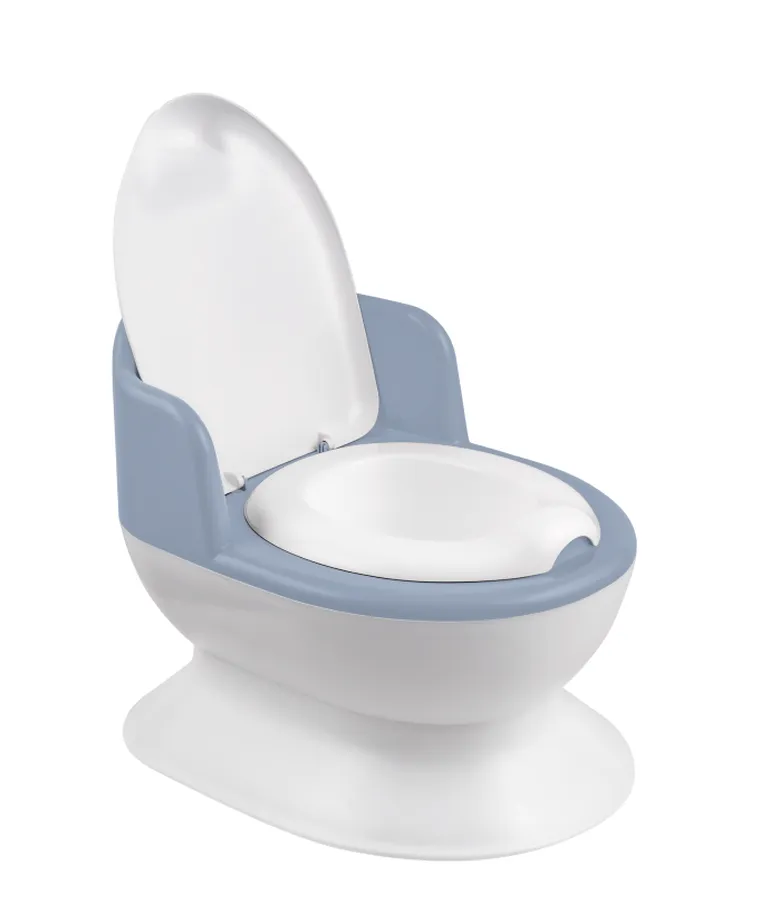 Maltex, toaleta dla maluchów z pozytywką, niebieski