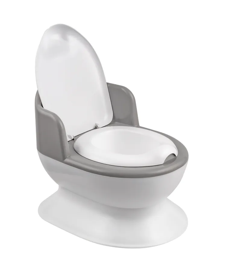 Maltex, toaleta dla maluchów z pozytywką, szary