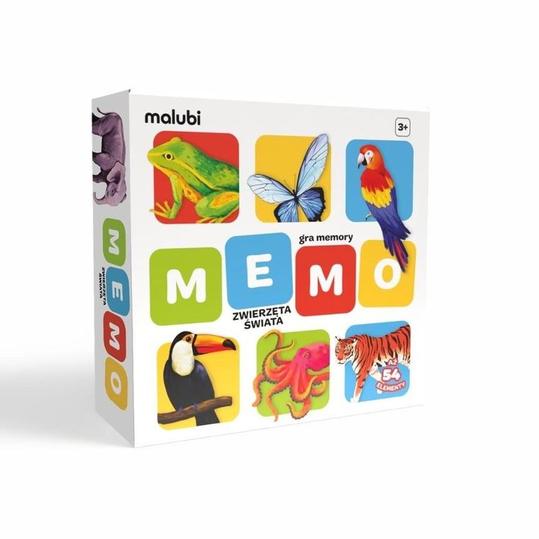 Malubi, Memo, Zwierzęta Świata, gra pamięciowa
