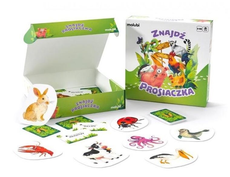 Malubi, Znajdź prosiaczka, gra familijna