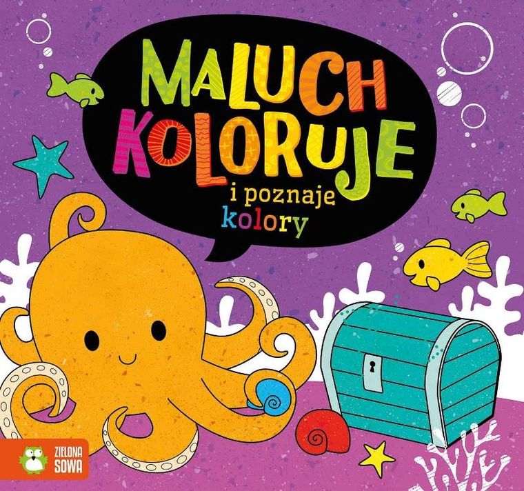 Maluch koloruje i poznaje kolory
