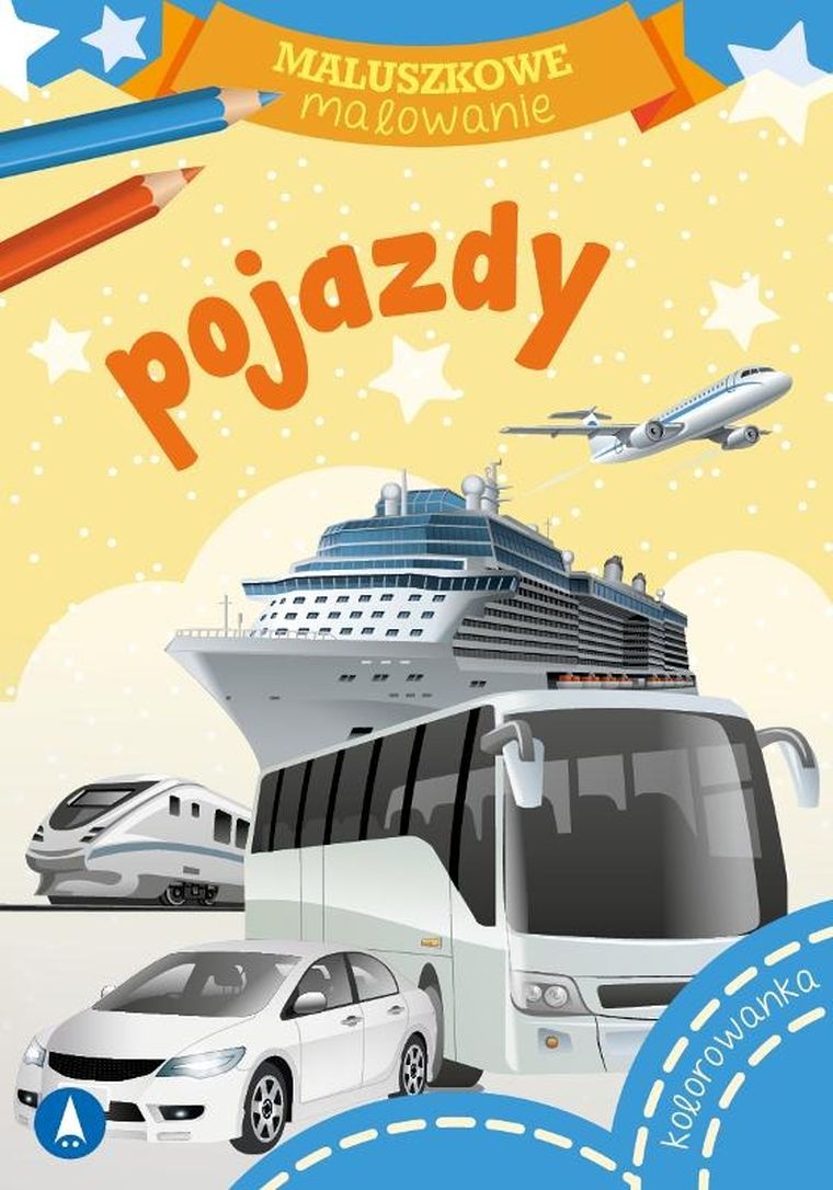 Maluszkowe Malowanie. Pojazdy. Malowanka A5